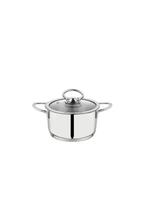 Micro Mini Derin Çelik Tencere Takımı - 16 Cm - 2 Parça 1S4606-13001-INX03 - Schafer