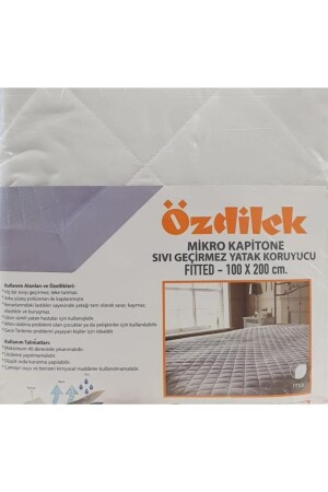 Micro Quilted Liquid Proof Mattress Protector Fitted 100x200 - Özdilek