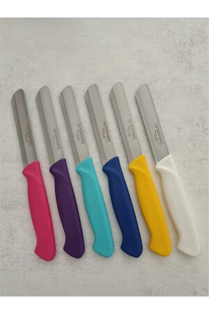 Micro Serrated Vegetable Chopping Knife Mixed Set of 6 - Solingen