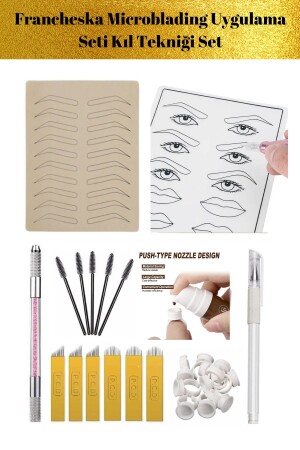 Microblading Uygulama Seti Kıl Tekniği Set mcrc099 - Francheska
