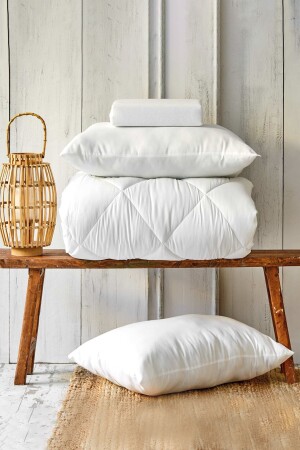 Microfiber Royal Double Duvet 2 Silicone Pillows - Karaca Home