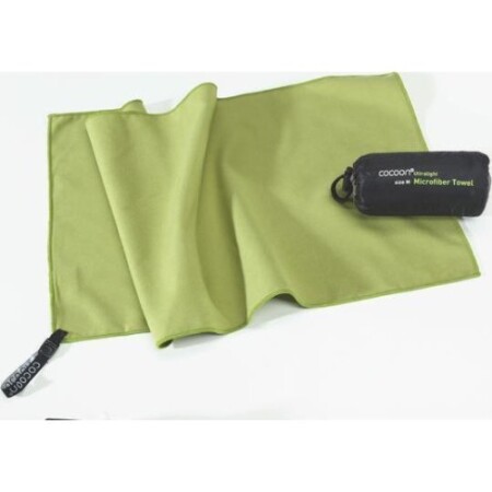 Microfiber towel Cocoon, green, size XL - Cocoon