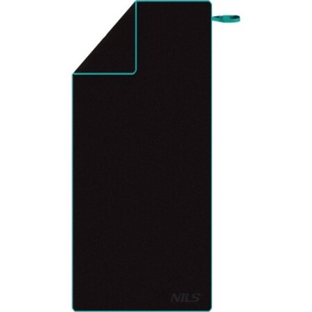 Microfiber towel Nils Camp NCR13, black, 200x90 cm - Nils Camp
