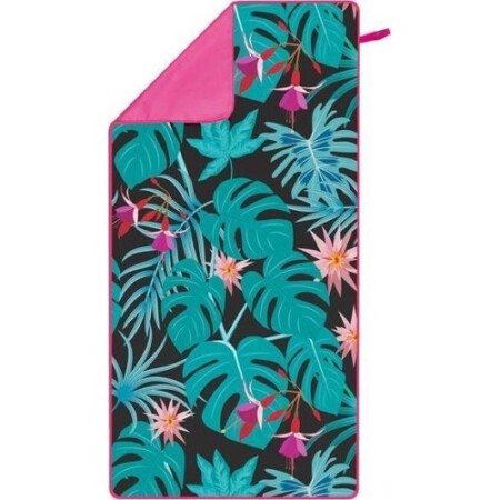 Microfiber towel Nils Camp NCR14 Leaves, 160x80 cm - Nils Camp