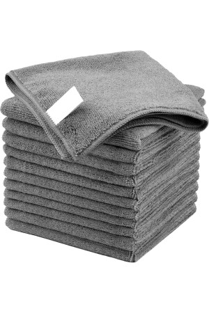 Microfiber Velvet Texture Stain-Odor Resistant Super Absorbent Kitchen Drying and Cleaning Towel 40x40 Cm - Vizyon Park
