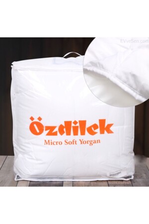 Microsoft Doppelsteppdecke Weiß 195x215 159942 - Özdilek