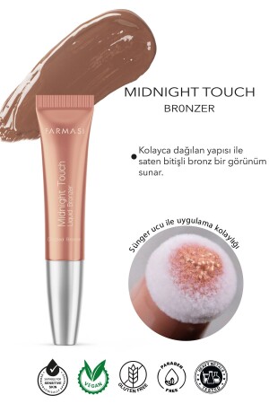 Midnight Touch Soft Sponge Tip Liquid Bronzer Drizzled Bronze 12 ml - Farmasi