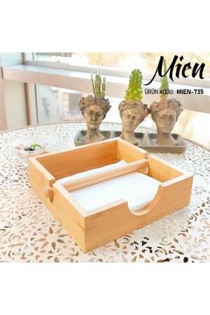 Mien Bamboo Square Napkin Holder - Mien