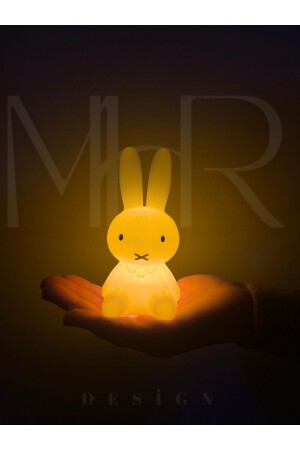 Miffy Rabbit Nachtlicht, kleine Größe, 12 cm, Tageslicht, batteriebetrieben - Mhrdesing