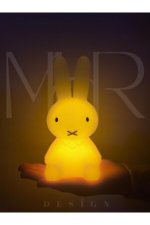 Miffy Rabbit Night Light Medium Size 18 Cm Daylight Battery Operated - Mhrdesing