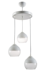 Mikro Modern Spor Dekoratif Camlı Sarkıt Salon - Mutfak - Yatak Odası 3 Lü Avize 0802202191 - Fer Avize