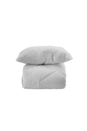 Mikrofaser-Einzelbett- und Kissenset aus Silikon (600 g) 523698774 - Zarif Home