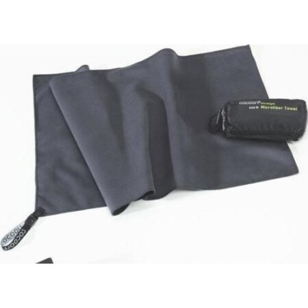 Mikrofiber havlu Cocoon, gri, XL beden - Cocoon