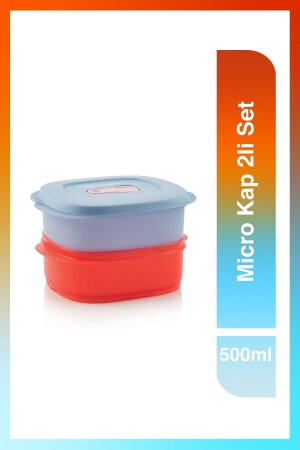 Mikrowellen-Heizbehälter 500 ml 2 Stück mikro500 - Tupperware