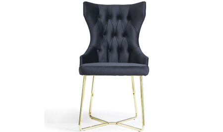 Milano Gold Chair 6 Pieces V2 - Cadde Yıldız