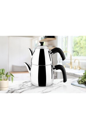 Milano Model Maxi Size Steel Teapot milano steel teapot 03 - Otuz4istanbul