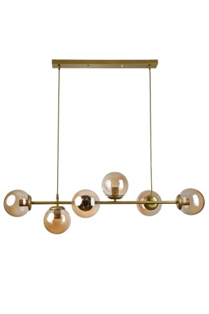 Milano Modern Design Living Room Dining Room Kitchen Antique Color Glass Chandelier 6 Rows M371646 - Modavize