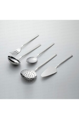 Milano Simple 5 Piece Serving Set - Nehir