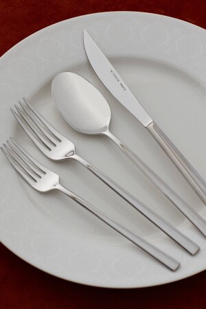 Milas 24 Piece Fork Spoon Knife Set for 6 Persons 153. 03. 07. 9782 - Karaca