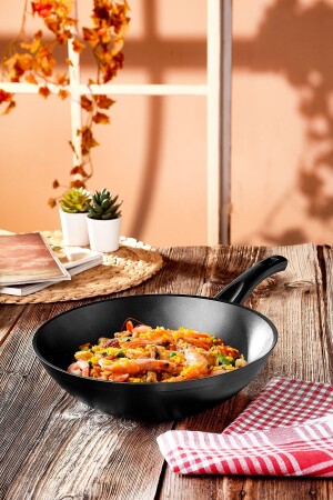 Milas Granite Wok Pan 28 Cm M10090980-34777 - Hisar