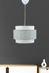 Milas Modern Sakıt Avize Açık Gri E54 ES-MLS01 - Eslight