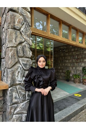 Milena Evening Dress Black - Kadner