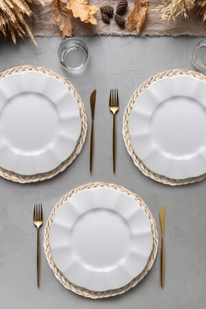 Milena Serving Plate 27 Cm 6 Pieces TYC00374092882 - Kütahya Porselen