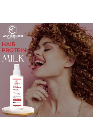 Milk Protein Curly and Wavy Hair Care Milk 300ml - Mycolor Style & More