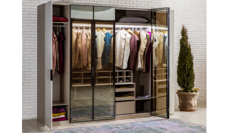 Millenium 6 Door Wardrobe - Cadde Yıldız