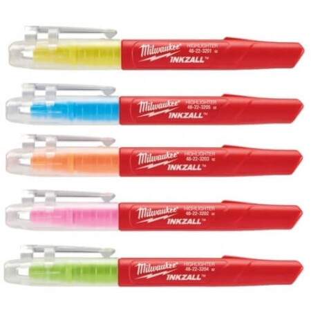 MILWAUKEE Inkzall Farbmarker-Set, 5 Stück. - Milwaukee Accessories