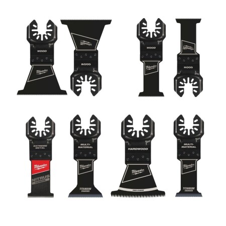 Milwaukee OL çok amaçlı alet için 8 parçalı bıçak seti - Milwaukee Accessories