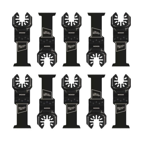 Milwaukee OL HCS çok fonksiyonlu alet için 35 mm bıçak seti, 10 adet. - Milwaukee Accessories