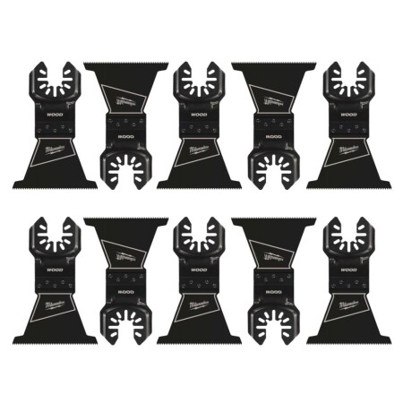 Milwaukee OL HCS çok fonksiyonlu alet için 64 mm bıçak seti, 10 adet. - Milwaukee Accessories