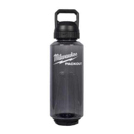 MILWAUKEE Packout 1420ml Wasserflasche, schwarz - Milwaukee Packout