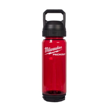 MILWAUKEE Packout 740ml water bottle, red - Milwaukee Packout