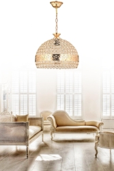 Mimoza Tekli Gold Avize 160504000555 - İstanbul Avize