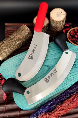 Minced Meat Onion Knife 2-Piece Kebab Set Cleaver Armor GTR-2381 - SürLaz