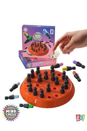 Mind Chess Memory Game Memory and Mind Development Chess with Colors - Go Toys