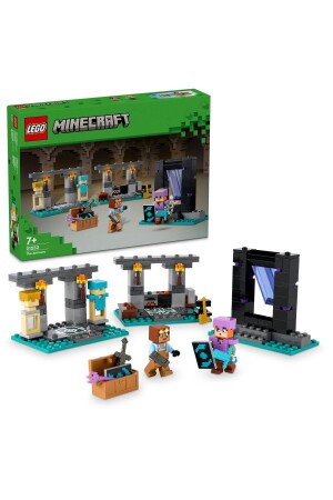 ® Minecraft® Armory 21252 - Building Set for Ages 7 and Up (203 Pieces) - Lego