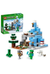 ® Minecraft® Donmuş Tepeler 21243 - 8 Yaş ve Üzeri Çocuklar için Oyuncak Yapım Seti (304 Parça) - LEGO