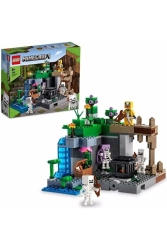 ® Minecraft® İskelet Zindanı 21189 - 8 Yaş ve Üzeri Çocuklar için Yapım Seti (364 Parça) - LEGO