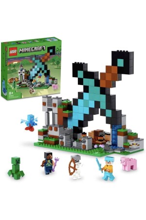 ® Minecraft® Sword Base 21244 - Toy Building Set for Children Ages 8 and Up (427 Pieces) - Lego