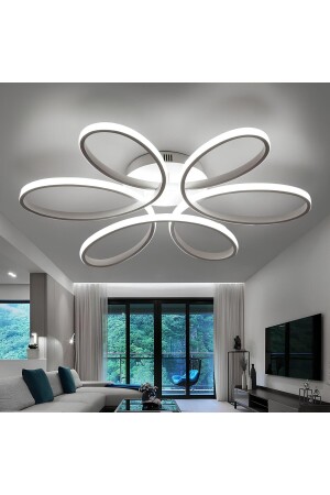 Minel Decor Gray Chrome Daisy Model 50 Diameter - Minel Dekor Led Lighting