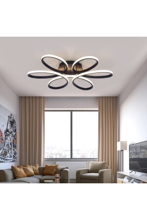 Minel Dekor Papatya Model Led 50cm- Ceiling Lamp- Modern Lighting- Decorative Stylish Chandelier - Minel Dekor Led Lighting