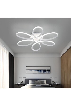 Minel Dekor Papatya Model Led 50cm- Tavan Lambası- Modern Aydınlatma- Dekoratif Şık Avize - Minel Dekor Led Lighting