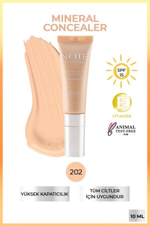 Mineral Concealer 202 Under Eye Concealer - Note Cosmetics