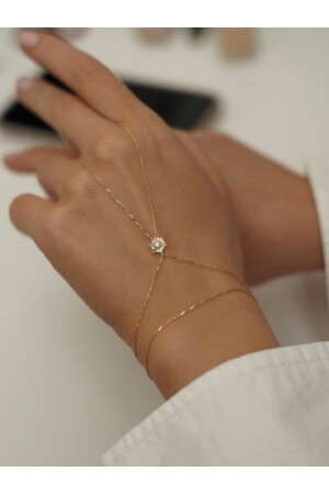 Mini Crystal Golden Shahmaran - Altintaş Kuyumculuk