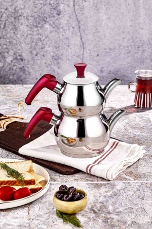 Mini Dem Teapot Claret Red TAC-5903 - Taç