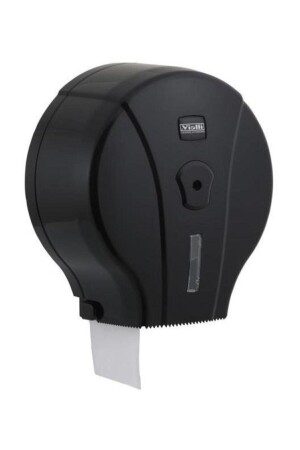 Mini Jumbo WC Toilet Paper Dispenser Apparatus Black Mj1b 8697428370666 - Vialli