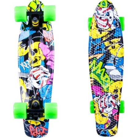 Mini skateboard WORKER Colory 22ʺ - Angry Green - Worker